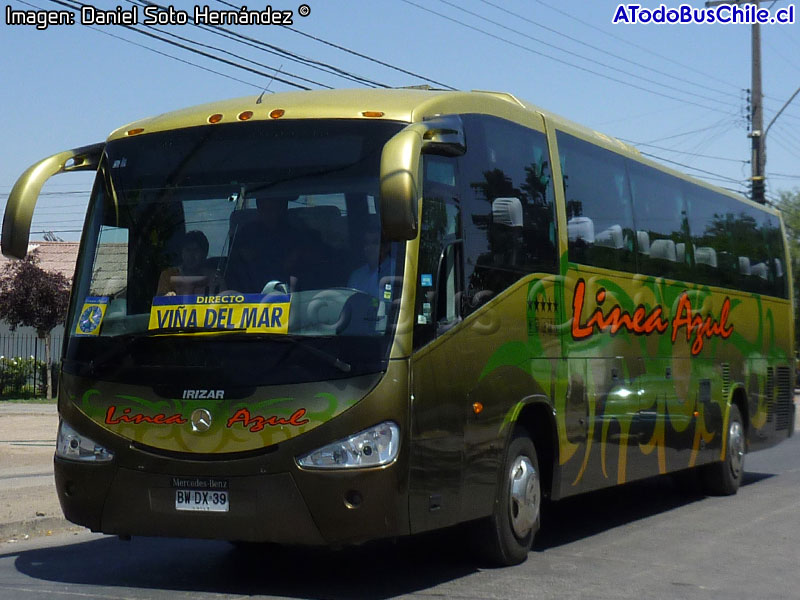 Irizar Century III 3.50 / Mercedes Benz O-500RS-1836 / Línea Azul