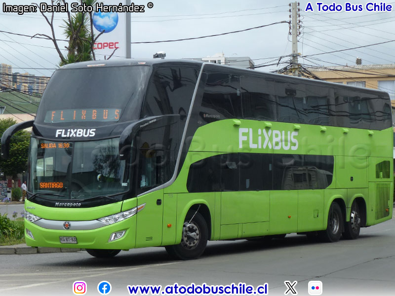 Marcopolo Paradiso G7 1800DD / Volvo B-450R Euro5 / Flixbus Chile