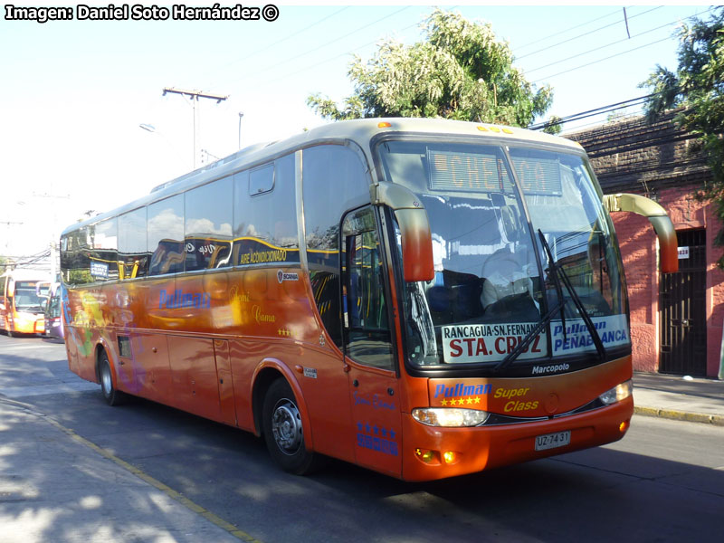 Marcopolo Viaggio G6 1050 / Scania K-124IB / Pullman Gacela Azul (Auxiliar Pullman Peñablanca)