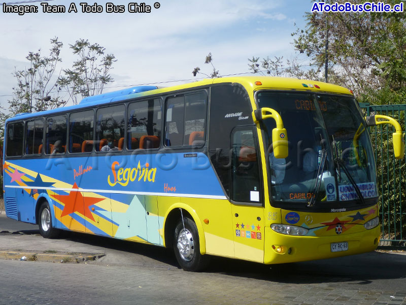 Marcopolo Andare Class 1000/ Mercedes Benz O-500RS-1836 / Buses Segovia