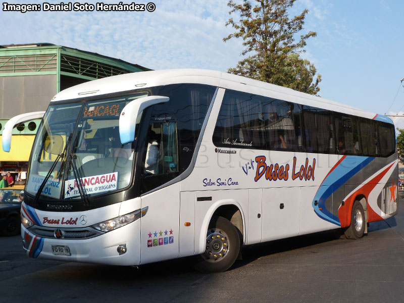 Marcopolo Viaggio G7 1050 / Mercedes Benz O-500RS-1836 / Buses Lolol