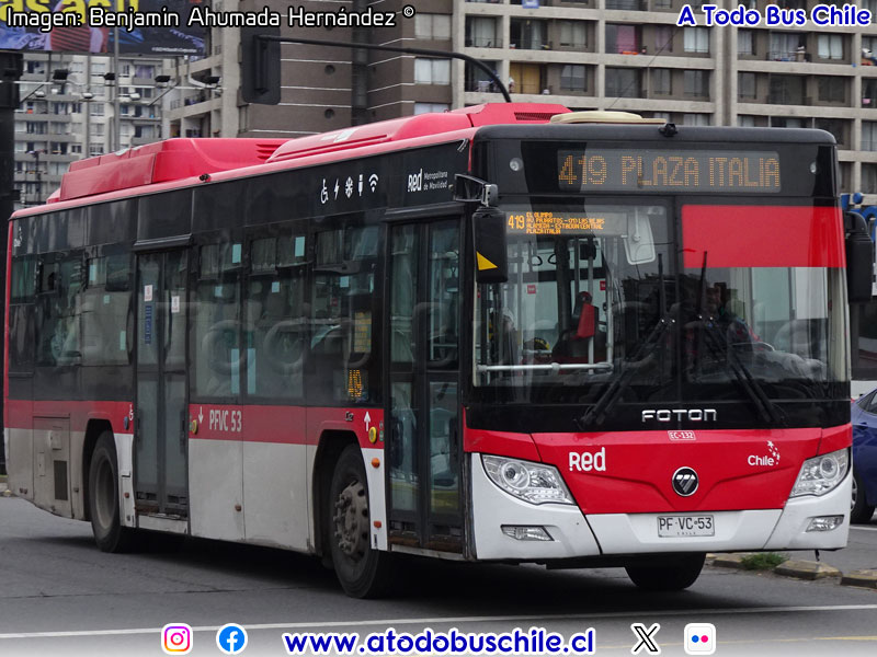 Foton E-Bus U-12 SC / Servicio Troncal 419