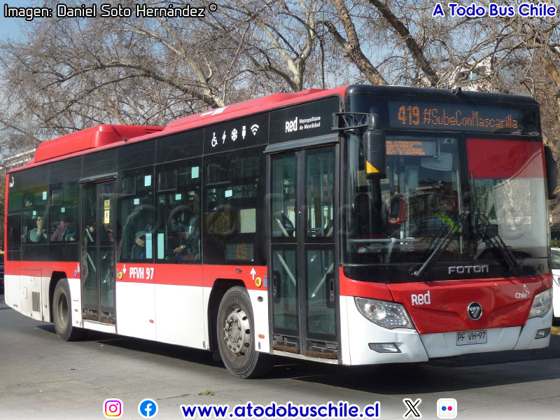 Foton E-Bus U-12 SC / Servicio Troncal 419