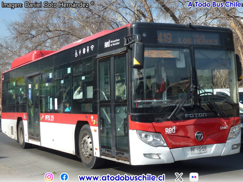 Foton E-Bus U-12 SC / Servicio Troncal 419