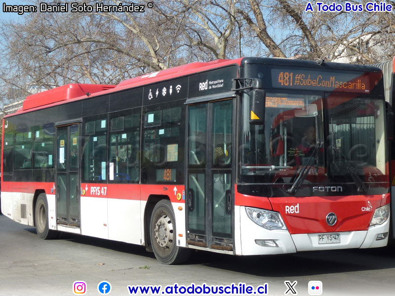 Foton E-Bus U-12 SC / Servicio Troncal 481