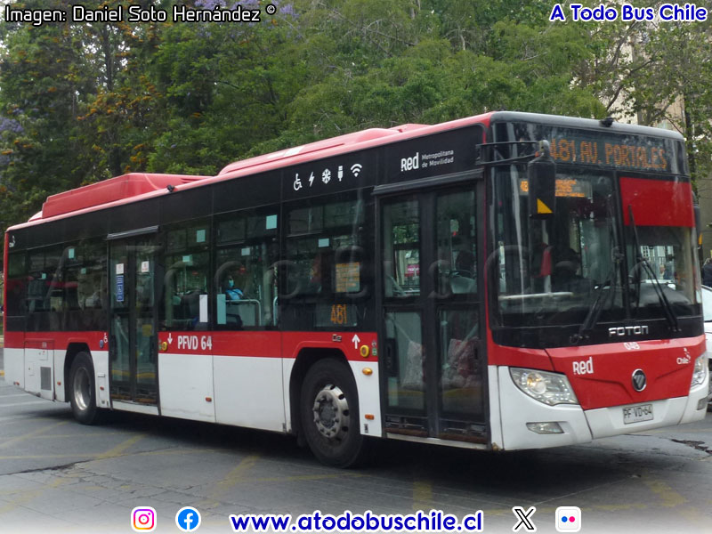 Foton E-Bus U-12 SC / Servicio Troncal 481