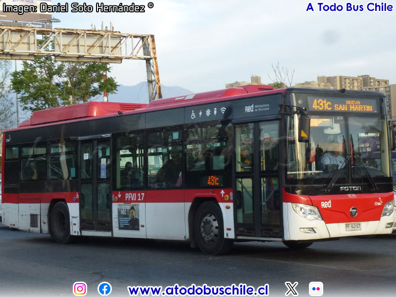 Foton E-Bus U-12 SC / Servicio Troncal 431c