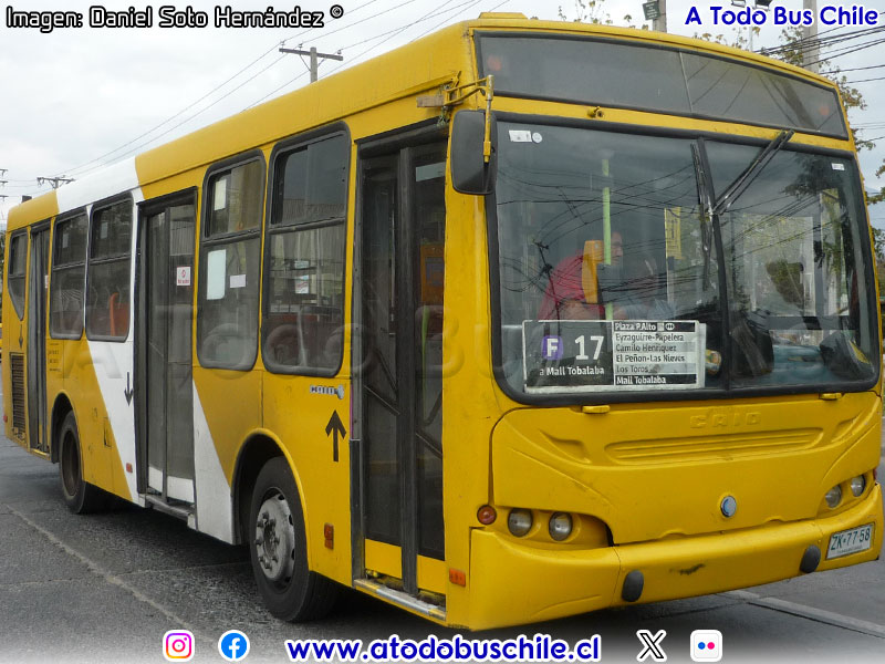 Induscar Caio Apache STD / Mercedes Benz OH-1115L-SB / Servicio Alimentador F-17