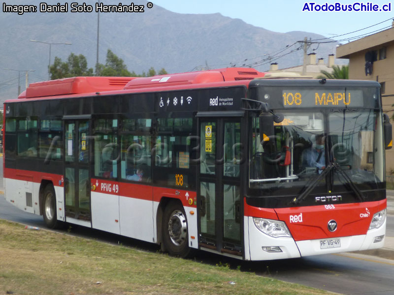 Foton E-Bus U-12 SC / Servicio Troncal 108