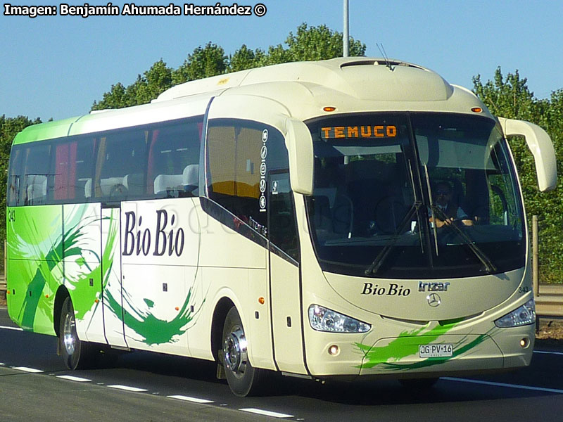 Irizar i6 3.70 / Mercedes Benz O-500RS-1836 BlueTec5 / Buses Bio Bio