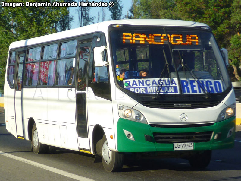 Induscar Caio Foz / Mercedes Benz LO-916 BlueTec5 / Línea 6.000 Vía Rural 5 Sur (Gal Bus) Trans O'Higgins