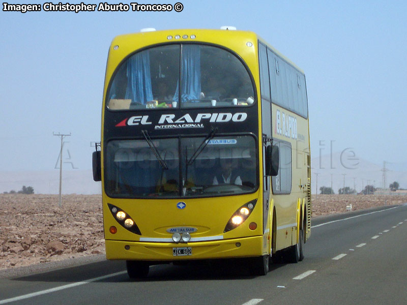 Metalsur Starbus 405 DP / Mercedes Benz O-500RSD-2436 / El Rápido Internacional (Argentina)