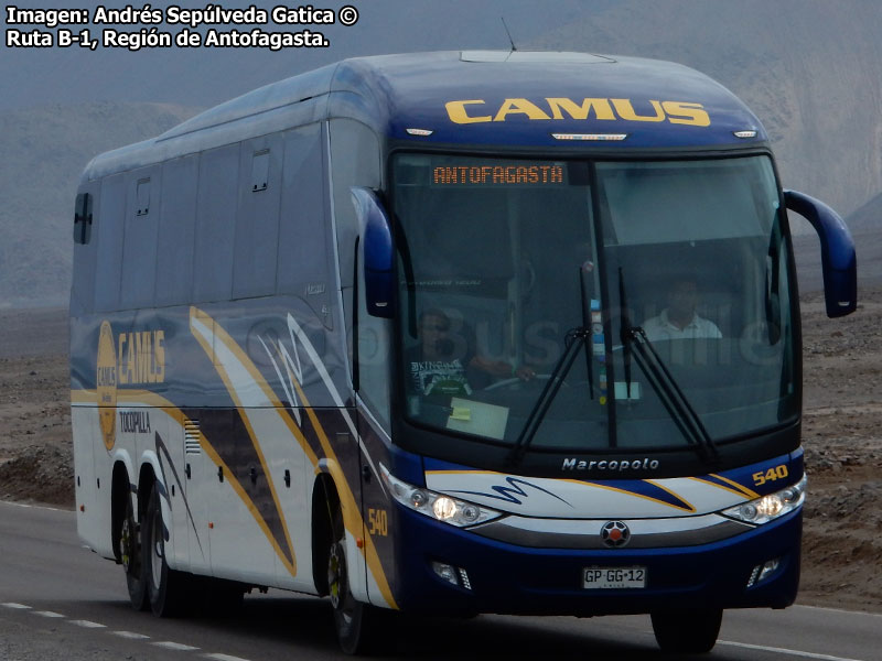 Marcopolo Paradiso G7 1200 / Mercedes Benz O-500RSD-2441 BlueTec5 / Camus Tocopilla