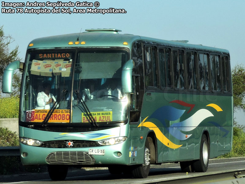 Marcopolo Andare Class 850 / Mercedes Benz OF-1722 / Bahía Azul