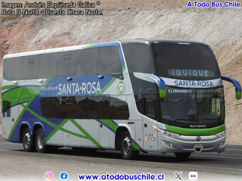 Marcopolo Paradiso G7 1800DD / Mercedes Benz O-500RSD-2441 BlueTec5 / Pullman Santa Rosa