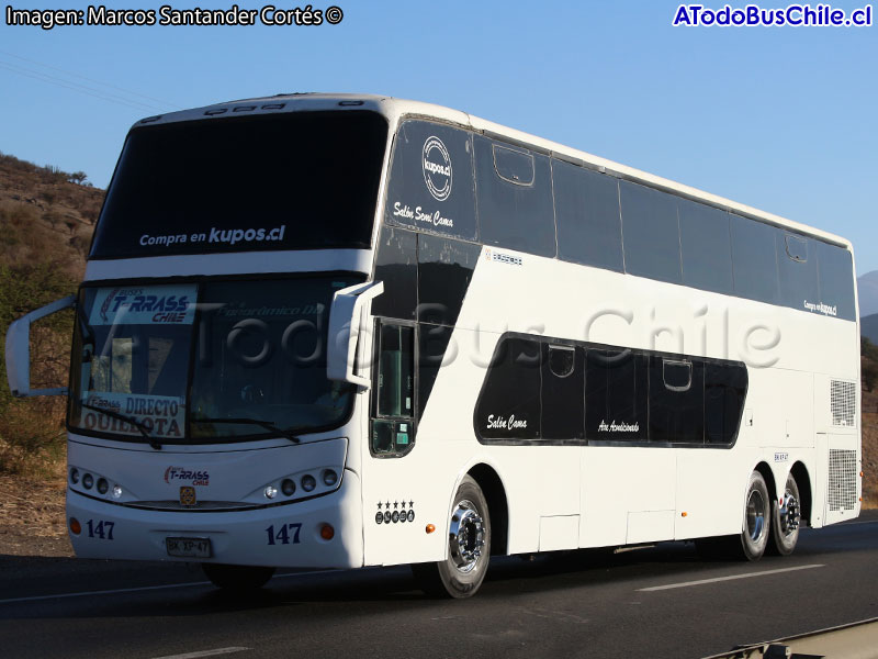 Busscar Panorâmico DD / Mercedes Benz O-500RSD-2442 / Buses T-Rrass Chile