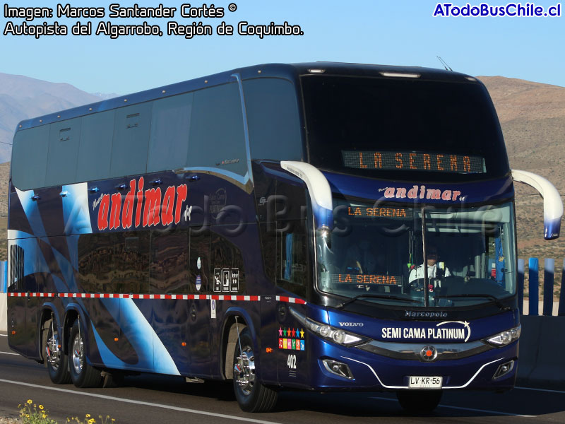 Marcopolo Paradiso New G7 1800DD / Volvo B-450R Euro5 / Nueva Andimar
