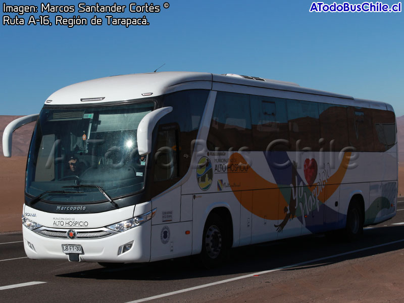 Marcopolo Viaggio G7 1050 / Scania K-360B eev5 / I. M. de Alto Hospicio (Región de Tarapacá)