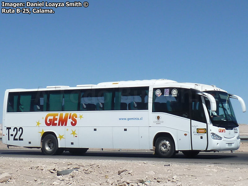 Irizar Century III 3.40 / Mercedes Benz O-500RS-1836 / Géminis (Al servicio de CODELCO División Norte)