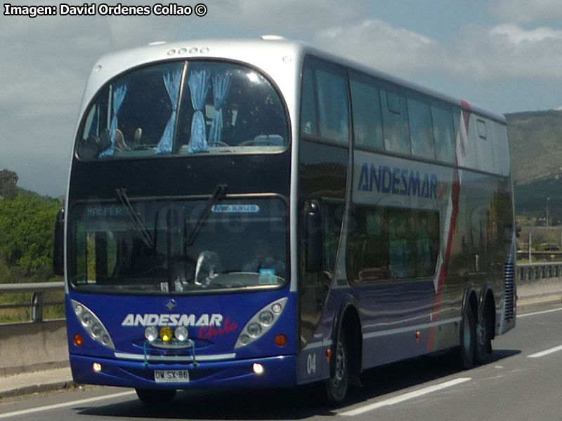 Metalsur Starbus 405 DP / Mercedes Benz O-500RSD-2436 / Andesmar Chile