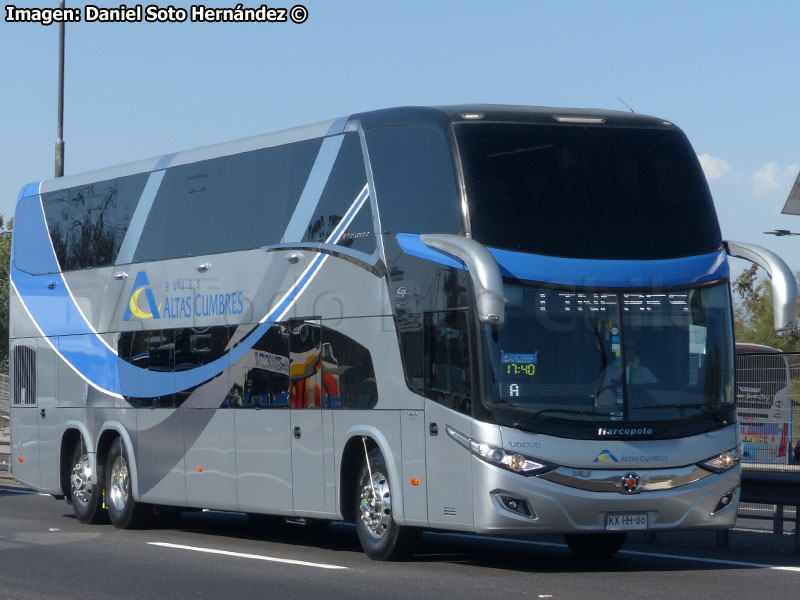 Marcopolo Paradiso New G7 1800DD / Volvo B-450R Euro5 / Buses Altas Cumbres