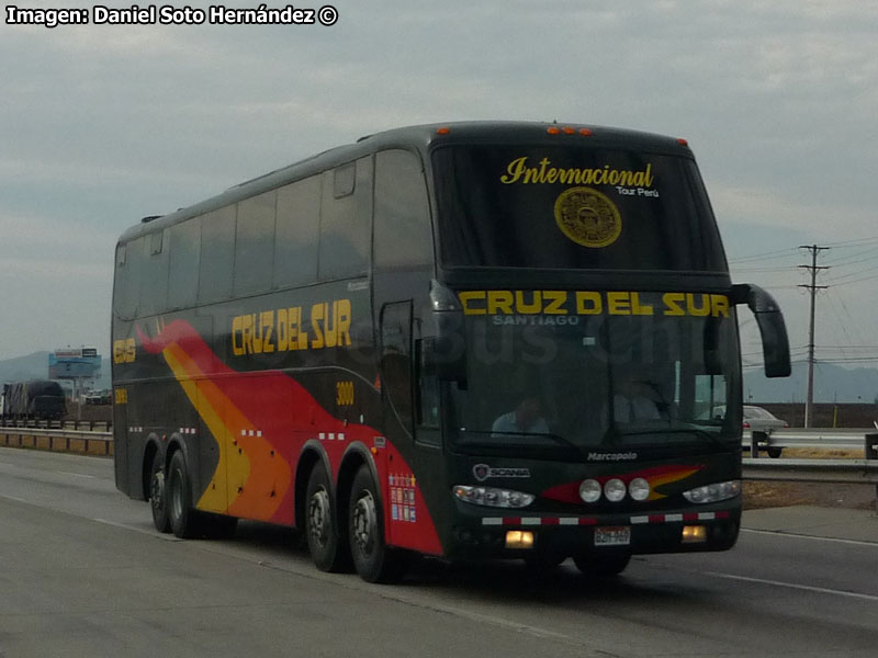 Marcopolo Paradiso G6 1550LD / Scania K-124IB 8x2 / Cruz del Sur (Perú)