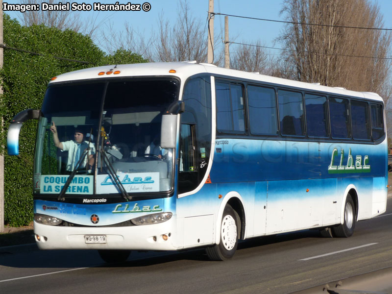 Marcopolo Viaggio G6 1050 / Scania K-340 / LIBAC - Línea de Buses Atacama Coquimbo