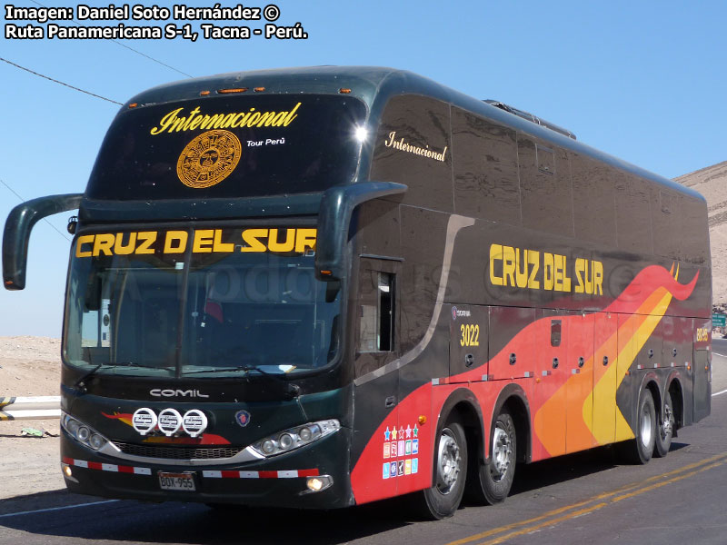Comil Campione HD / Scania K-410B 8x2 / Cruz del Sur Perú