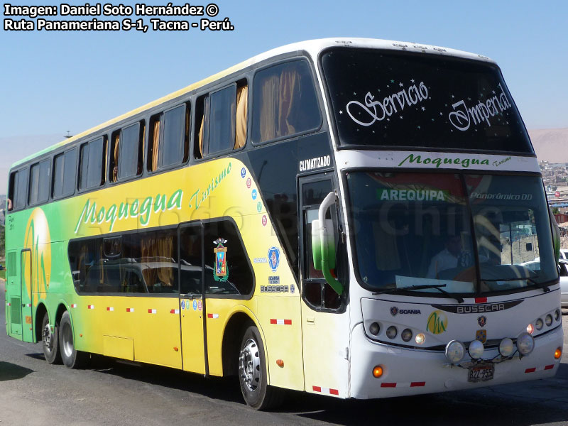 Busscar Panorâmico DD / Scania K-360 / Moquegua Turismo (Perú)