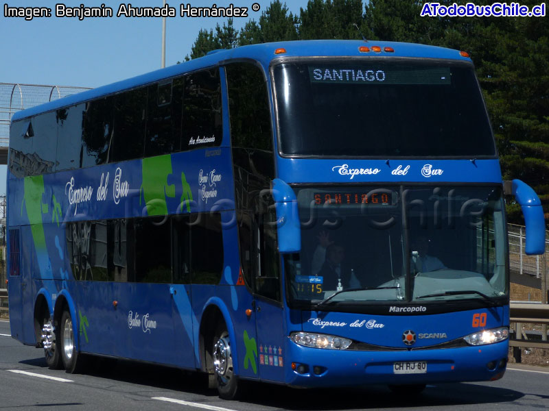 Marcopolo Paradiso G6 1800DD / Scania K-420B / Expreso del Sur