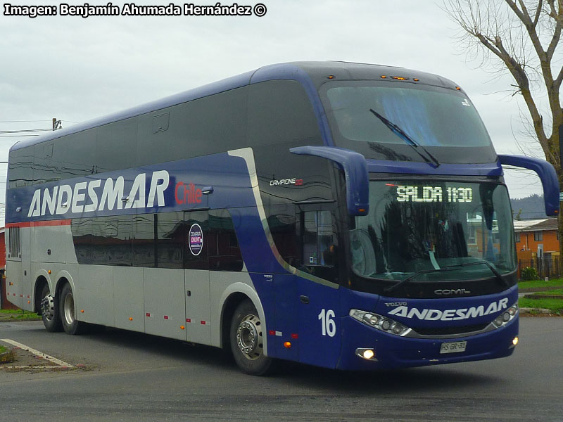 Comil Campione DD / Volvo B-420R Euro5 / Andesmar Chile