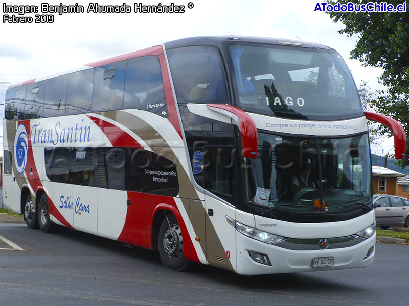 Marcopolo Paradiso G7 1800DD / Volvo B-420R Euro5 / TranSantin