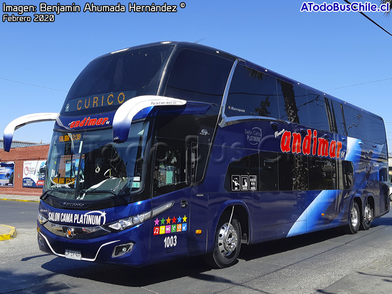 Marcopolo Paradiso New G7 1800DD / Volvo B-450R Euro5 / Nueva Andimar