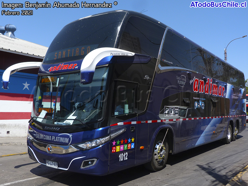 Marcopolo Paradiso New G7 1800DD / Volvo B-450R Euro5 / Nueva Andimar