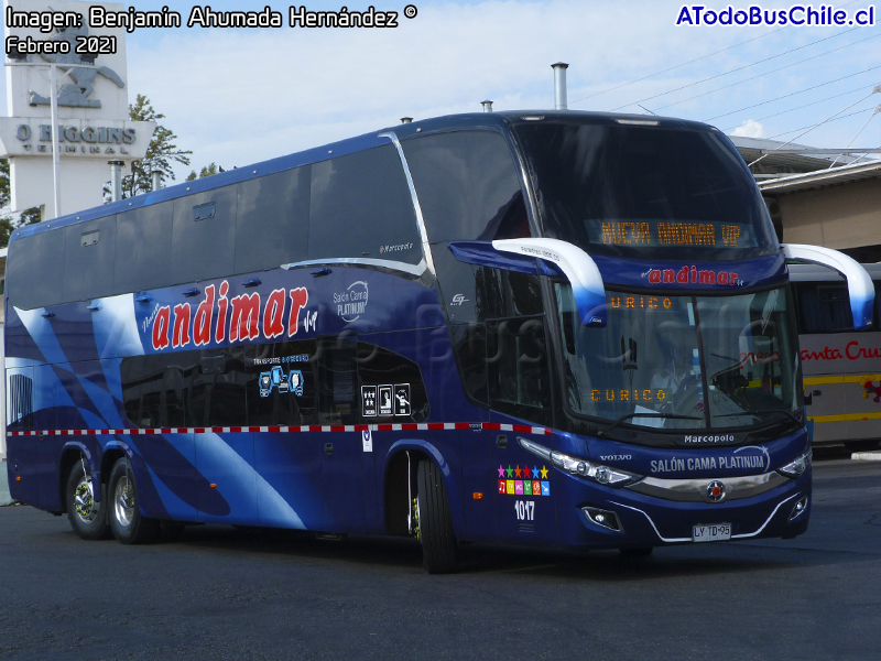 Marcopolo Paradiso New G7 1800DD / Volvo B-450R Euro5 / Nueva Andimar