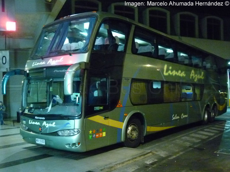 Marcopolo Paradiso G6 1800DD / Scania K-420 / Línea Azul