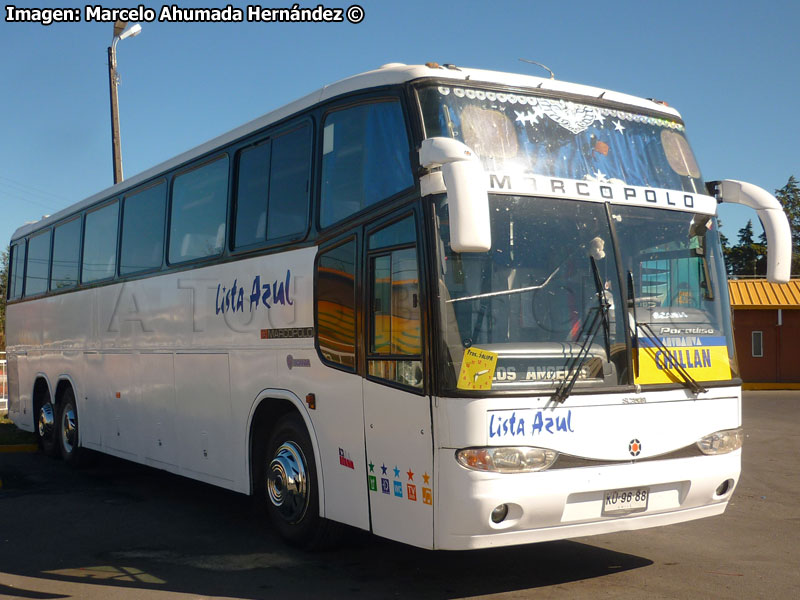 Marcopolo Paradiso GV 1150 / Scania K-113TL / Lista Azul