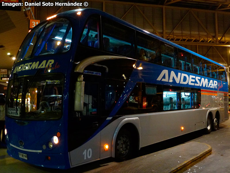 Metalsur Starbus 2 DP / Mercedes Benz O-500RSD-2436 / Andesmar Chile