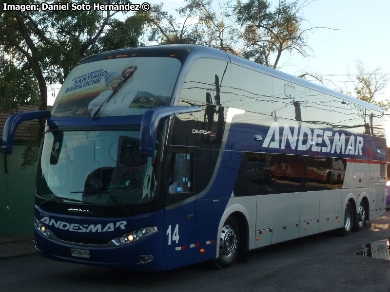 Comil Campione DD / Volvo B-420R Euro5 / Andesmar Chile