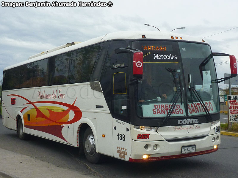 Comil Campione Vision 3.45 / Mercedes Benz O-500RS-1836 / Pullman del Sur