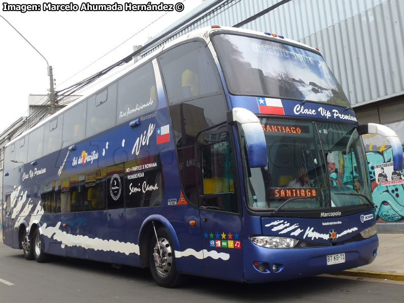 Marcopolo Paradiso G6 1800DD / Scania K-420 / Sol del Pacífico