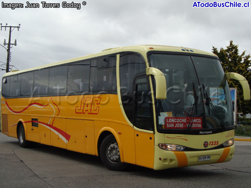 Marcopolo Viaggio G6 1050 / Mercedes Benz O-400RSE Eletrônico / Buses JAC