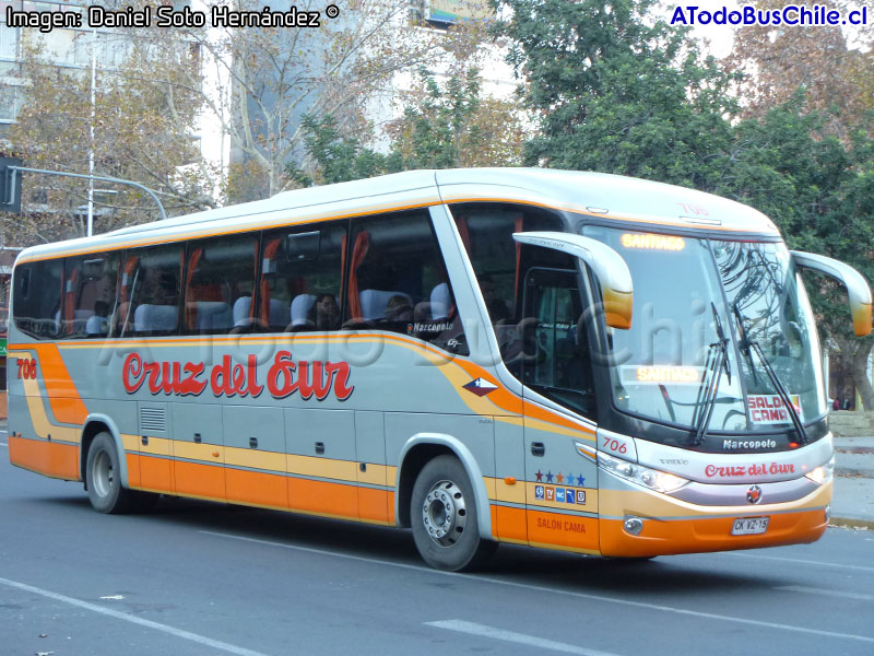 Marcopolo Paradiso G7 1050 / Volvo B-9R / Cruz del Sur