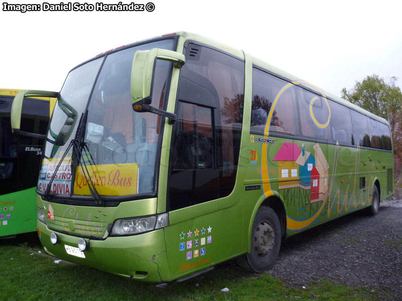 Busscar Vissta Buss LO / Mercedes Benz OH-1628L / Isla de Chiloé (Auxiliar Queilen Bus)