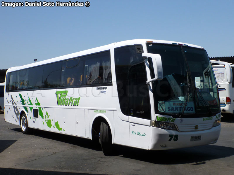 Busscar Vissta Buss LO / Scania K-124IB / Salón Villa Prat