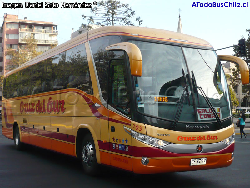 Marcopolo Paradiso G7 1050 / Volvo B-9R / Cruz del Sur