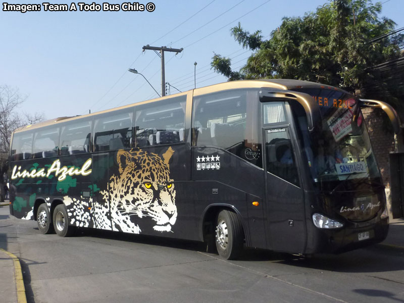 Irizar Century III 3.90 / Mercedes Benz O-500RSD-2442 / Línea Azul