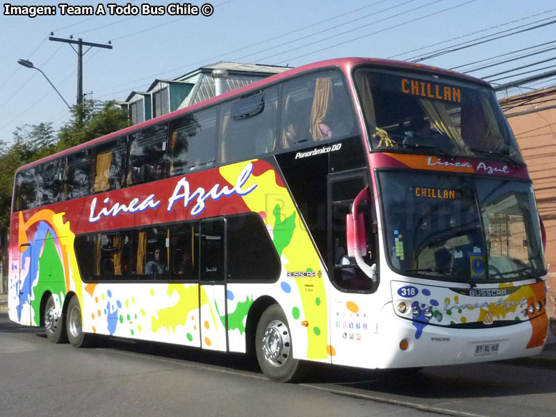 Busscar Panorâmico DD / Volvo B-12R / Línea Azul