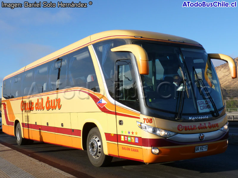 Marcopolo Paradiso G7 1050 / Volvo B-9R / Cruz del Sur