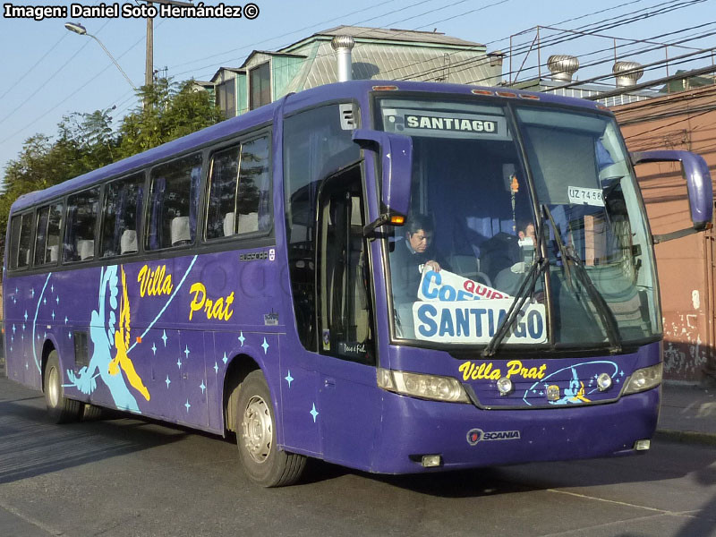 Busscar Vissta Buss LO / Scania K-124IB / Salón Villa Prat